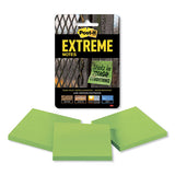 Post-it® Extreme Notes Water-resistant Self-stick Notes, Green, 3" X 3", 45 Sheets, 3-pack freeshipping - TVN Wholesale 