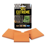 Post-it® Extreme Notes Water-resistant Self-stick Notes, Orange, 3" X 3", 45 Sheets, 3-pack freeshipping - TVN Wholesale 