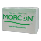 Morcon Tissue Morsoft 1-4 Fold Lunch Napkins, 1 Ply, 11.8" X 11.8", White, 6,000-carton freeshipping - TVN Wholesale 