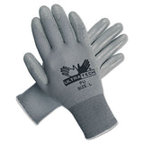 MCR™ Safety Ultra Tech Tactile Dexterity Work Gloves, White-gray, Large, 12 Pairs freeshipping - TVN Wholesale 