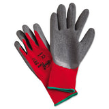 MCR™ Safety Ninja Flex Latex-coated-palm Gloves, Nylon Shell, X-large, Red-gray freeshipping - TVN Wholesale 