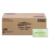 Marcal PRO™ 100% Recycled Convenience Pack Facial Tissue, Septic Safe, 2-ply, White, 100 Sheets-box, 30 Boxes-carton freeshipping - TVN Wholesale 