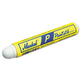 Markal® Paintstik P Marker, 0.69" X 4.75", White freeshipping - TVN Wholesale 