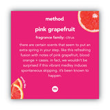 Method® Gel Hand Wash, Pink Grapefruit, 12 Oz Pump Bottle freeshipping - TVN Wholesale 