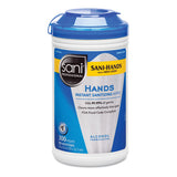 Sani Professional® Hands Instant Sanitizing Wipes, 7 1-2 X 5, 300-canister, 6-ct freeshipping - TVN Wholesale 