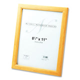 NuDell™ Hardwood Series Document And Photo Frame, Wood-plastic, 8.5 X 11 Insert, Golden Oak freeshipping - TVN Wholesale 