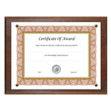 NuDell™ Award-a-plaque Document Holder, Acrylic-plastic, 10-1-2 X 13, Black freeshipping - TVN Wholesale 