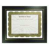 NuDell™ Leatherette Document Frame, 8-1-2 X 11, Black, Pack Of Two freeshipping - TVN Wholesale 