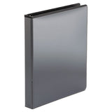 Office Impressions® Economy Round Ring View Binder, 3 Rings, 1" Capacity, 11 X 8.5, Black freeshipping - TVN Wholesale 