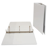 Office Impressions® Economy Round Ring View Binder, 3 Rings, 3" Capacity, 11 X 8.5, White freeshipping - TVN Wholesale 