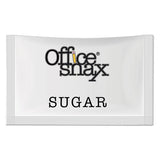 Office Snax® Premeasured Single-serve Sugar Packets, 1200-carton freeshipping - TVN Wholesale 