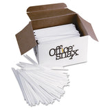 Office Snax® Plastic Stir Sticks, 5", White, 1,000-box freeshipping - TVN Wholesale 