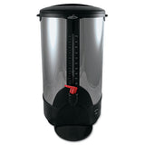 Coffee Pro 100-cup Percolating Urn, Stainless Steel freeshipping - TVN Wholesale 