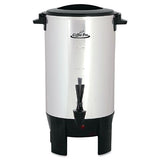 Coffee Pro 30-cup Percolating Urn, Stainless Steel freeshipping - TVN Wholesale 