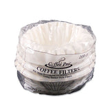 Coffee Pro Basket Filters For Drip Coffeemakers, 10 To 12 Cup Size, White, 200-pack freeshipping - TVN Wholesale 
