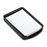 Officemate 2200 Series Memo Holder, Plastic, 4w X 6d, Black freeshipping - TVN Wholesale 