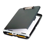 Officemate Low Profile Storage Clipboard, 1-2" Capacity, Holds 9w X 12h, Charcoal freeshipping - TVN Wholesale 