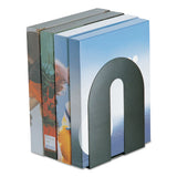 Officemate Heavy Duty Bookends, Nonskid, 8" X 8" X 10", Steel, Black freeshipping - TVN Wholesale 