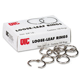 Officemate Book Rings, 1" Diameter, 100-box freeshipping - TVN Wholesale 