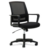 OIF Mesh Mid-back Chair, Supports Up To 225 Lb, 17" To 21.5" Seat Height, Black freeshipping - TVN Wholesale 