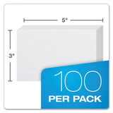 Oxford™ Unruled Index Cards, 3 X 5, White, 100-pack freeshipping - TVN Wholesale 