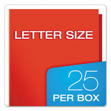 Oxford™ High Gloss Laminated Paperboard Folder, 100-sheet Capacity, 11 X 8.5, Red, 25-box freeshipping - TVN Wholesale 