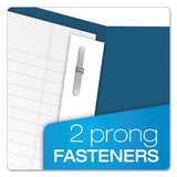 Oxford™ Twin-pocket Folders With 3 Fasteners, 0.5" Capacity, 11 X 8.5, Blue, 25-box freeshipping - TVN Wholesale 