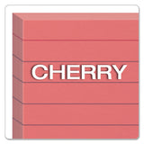 Oxford™ Ruled Index Cards, 3 X 5, Cherry, 100-pack freeshipping - TVN Wholesale 