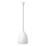 OXO Good Grips Toilet Plunger And Canister, 24" Plastic Handle, 6" Dia, White freeshipping - TVN Wholesale 