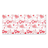 Pacon® Corobuff Corrugated Paper Roll, 48" X 25 Ft, Valentine Hearts freeshipping - TVN Wholesale 