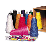 Pacon® Trait-tex® Double Weight Yarn Cones, 2-ply, 2 Oz, 100% Acrylic, Assorted Colors, 12-box freeshipping - TVN Wholesale 