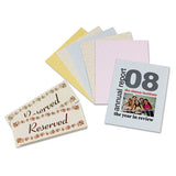 Array Card Stock, 65lb, 8.5 X 11, Assorted Parchment Colors, 100-pack