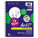 Pacon® Art1st Sketch Diary, 60 Lb Stock, Blue Cover, 11 X 8.5, 70 Sheets freeshipping - TVN Wholesale 