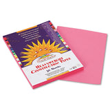 SunWorks® Construction Paper, 58lb, 9 X 12, Pink, 50-pack freeshipping - TVN Wholesale 
