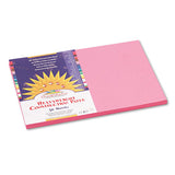 SunWorks® Construction Paper, 58lb, 12 X 18, Pink, 50-pack freeshipping - TVN Wholesale 