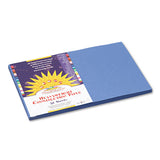 SunWorks® Construction Paper, 58lb, 12 X 18, Blue, 50-pack freeshipping - TVN Wholesale 
