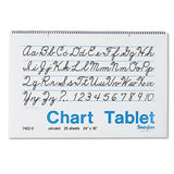 Pacon® Chart Tablets, Unruled, 25 White 24 X 16 Sheets freeshipping - TVN Wholesale 