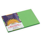 SunWorks® Construction Paper, 58lb, 12 X 18, Bright Green, 50-pack freeshipping - TVN Wholesale 