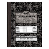 Pacon® Composition Book, Wide-legal Rule, Black Cover, 9.75 X 7.5, 100 Sheets freeshipping - TVN Wholesale 