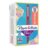 Paper Mate® Point Guard Flair Felt Tip Porous Point Pen, Stick, Bold 1.4 Mm, Red Ink, Red Barrel, 36-box freeshipping - TVN Wholesale 