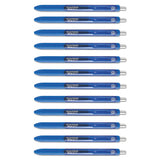 Paper Mate® Inkjoy Gel Pen, Retractable, Micro 0.5 Mm, Blue Ink, Blue Barrel, Dozen freeshipping - TVN Wholesale 