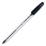 Paper Mate® Inkjoy 50st Ballpoint Pen, Stick, Medium 1 Mm, Black Ink, Clear Barrel, Dozen freeshipping - TVN Wholesale 