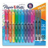 Paper Mate® Inkjoy Gel Pen, Stick, Medium 0.7 Mm, Assorted Ink And Barrel Colors, 20-pack freeshipping - TVN Wholesale 