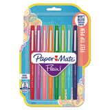 Paper Mate® Flair Felt Tip Porous Point Pen, Stick, Medium 0.7 Mm, Assorted Ink And Barrel Colors, 8-pack freeshipping - TVN Wholesale 