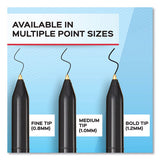 Paper Mate® Write Bros. Ballpoint Pen, Stick, Fine 0.8 Mm, Black Ink, Black Barrel, Dozen freeshipping - TVN Wholesale 