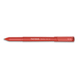 Paper Mate® Write Bros. Ballpoint Pen, Stick, Fine 0.8 Mm, Red Ink, Red Barrel, Dozen freeshipping - TVN Wholesale 