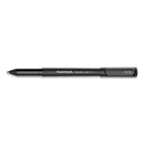 Write Bros. Ballpoint Pen, Stick, Bold 1.2 Mm, Black Ink, Black Barrel, Dozen