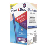 Paper Mate® Write Bros. Grip Ballpoint Pen, Stick, Medium 1 Mm, Blue Ink, Blue Barrel, 36-pack freeshipping - TVN Wholesale 