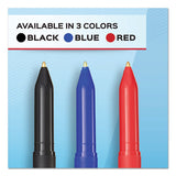 Paper Mate® Write Bros. Ballpoint Pen, Stick, Medium 1 Mm, Blue Ink, Blue Barrel, Dozen freeshipping - TVN Wholesale 