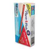 Paper Mate® Write Bros. Ballpoint Pen, Stick, Medium 1 Mm, Red Ink, Red Barrel, Dozen freeshipping - TVN Wholesale 